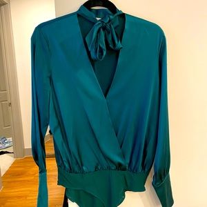 Jonathan Simkhai Silk Top small bodysuit